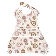 Bumkins Waterproof SuperSized SuperBib - Rose/Chocolate Circles
