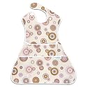Bumkins Waterproof SuperSized SuperBib - Rose/Chocolate Circles