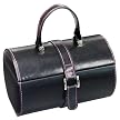 Round Jewelry Case - Black