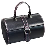 Round Jewelry Case - Black