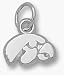 Iowa Hawkeyes 1/4 Tiger Hawk Charm - Sterling Silver Jewelry