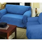 Loosefit Denim Chair Slipcover