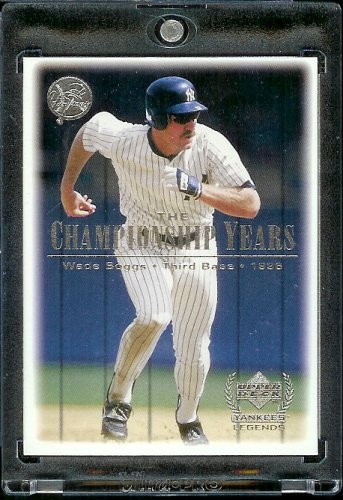 2000 Upper Deck Yankees Legends # 88 Wade Boggs New York Yankees Baseball Card