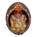 Marble Look Hindu God Shri Ganesh Car Dashboard Statue Lord Ganesha Idol Bhagwan Ganpati Handicraft Decorative Spiritual Puja Vastu Showpiece Figurine - Religious Pooja Gift Item & Murti for Mandir / Temple / Home Decor / Office / Study Table RS.398.00