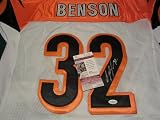 Cedric Benson Signed Autographed Cincinnati Bengals Jersey Jsa Certified
