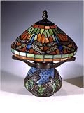 Dale Tiffany 8774 Red Dragonfly Mini Table Lamp