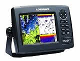 Lowrance HDS-7 GEN2 Plotter/Sounder, with 6.4-inch LCD and Insight USA Cartography. Transducer Not Included.
