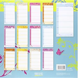 Family Timer - Floral 2016: Broschürenkalender mit Ferienterminen