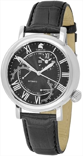 Carucci Automatik Echtlederband Herrenuhr