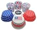 American Flag Cupcake Kit by Crispie Sweets - Sprinkles and Baking Cups Set