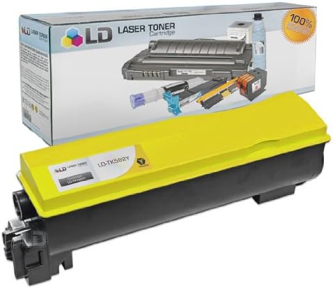 LD Compatible Toner Cartridge Replacement for Kyocera TK-582Y (Yellow)