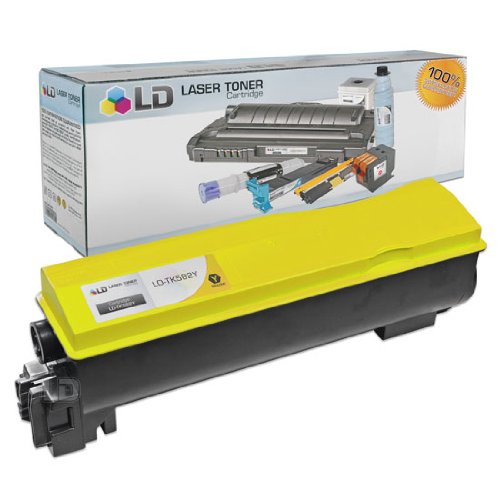 LD Compatible Toner Cartridge Replacement for Kyocera TK-582Y (Yellow)