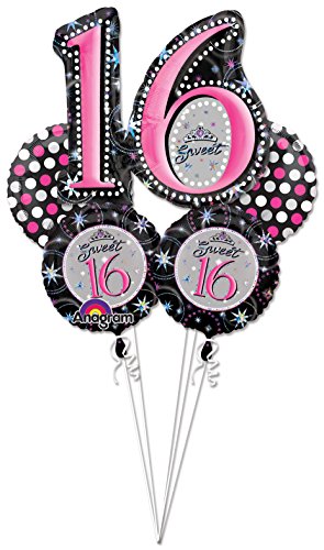 Anagram Sweet 16 Balloon Bouquet -Each