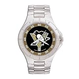 Pittsburgh Penguins NHL Men's Pro II Watch with Stainless Steel Bracelet