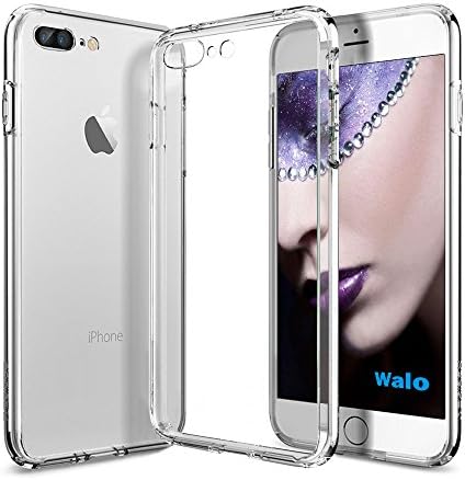 iphone 7 Plus case, Walo Soft Transparent Slim Case, Premium TPU Clear Case for iphone 7 Plus ( 5.5 inch )