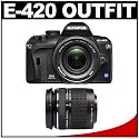 Olympus Evolt E-420 Digital SLR Camera with 14-42mm f/3.5-5.6 Lens & 40-150mm f/4.0-5.6 Lens