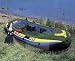 Intex Seahawk Boat Kit 4-Man with 48 Inches Aluminum Oars and a High-output Pump New