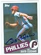Sixto Lezcano autographed Baseball Card (Philadelphia Phillies) 1985 Topps #556