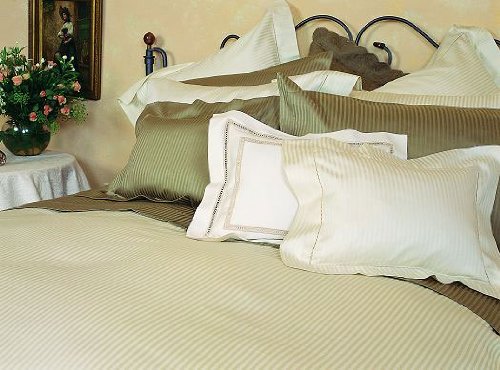 Bellino Mille Righe Duvet Cover - Full/Queen - Caramel Bellino Mille Righe Duvet Cover - Full/Queen - Caramel
