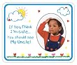 If You Think I'm Cute...You Should See My Uncle Photo Magnet Frame