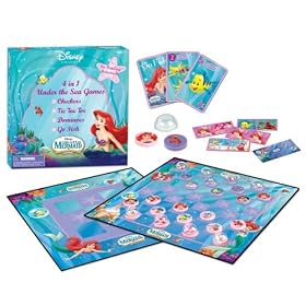 The Little Mermaid 4 in 1 Under the Sea Game by Wrapables