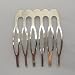 Metal Hair Comb 1 5/16 Inch 6 Teeth