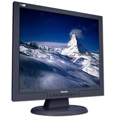Philips 190V7 19" 1280 x 1024 300 cd/m� 8ms VGA DVI Schwarz TCO03