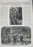 1857 YEOMEN GUARD VAULTS HOUSE PARLIAMENT STAIRS PRINT