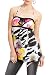 2b Jasmine Print Asymmetric Bustier