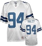 Reebok Dallas Cowboys Legends Charles Haley Replica White Jersey