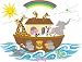 Small Noah's Ark Paint by Number Wall Mural