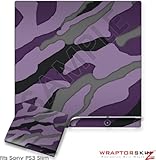 Sony PS3 Slim Skin - Camouflage Purple