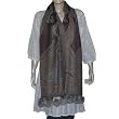 Wool Long Scarf Winter Fashion Handcrafted Items Clothes from India with Pom-Pom 28 x 72 inches