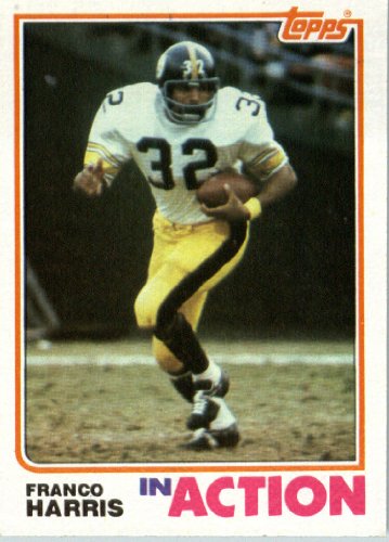 1982 Topps # 212 Franco Harris Pittsburgh Steelers Football Card - In Protective Screwdown Display Case!