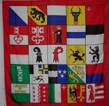 Eigenschaften   / 25 Schweizer Kantone Fahne Flagge Grösse 1,20x1,20m