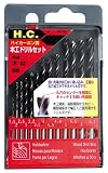 H.C. 木工ドリルセット Φ1.5～6.5mm　13本組　x3セット[26795]