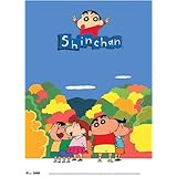Crayon Shin-chan Fall Leaves Anime Wall Scroll
