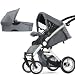 Mutsy Transporter Stroller w Bassinet Grey