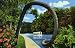 Silver Springs' Famous Horseshoe Palm - Fine-Art Gicl&Atilde;&copy;e Photographic Print - 8"x10" Enlargement from a Classic Vintage Postcard