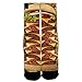 Function - Stacked Cheeseburger And Fries Fashion Sock