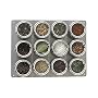 Lipper International 6512 SOHO 12-Piece Small Board Shaker Set, Stainless Steel