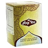 Yogi Tea Healing Formula, Green Tea Super Anti-Oxidant, Tea Bags, 16-Count Boxes (Pack of 6)