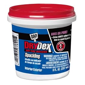 8 Pack Dap 12328 DryDex Spackling Compound with Dry-Time Indicator - White 8-oz