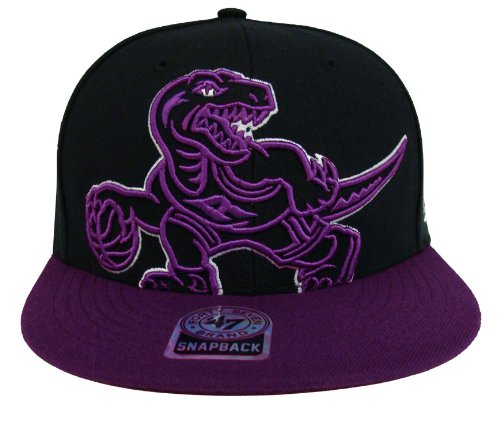 Toronto Raptors 2 Tone Blackout Colossal Retro 47 Snapback Cap Hat