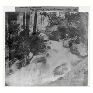 Historic Print (L): Eagle Falls--upper Fall, Emerald Bay. Western Shore, Lake Tahoe