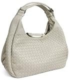 Bottega Veneta Woven Cream Leather Expandable Medium Hobo 125787/V0016/9671