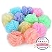 KEKLLE Bath and Shower Sponge pack of 12 Assorted Colors