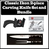 Wusthof 9644 Classic Ikon 2-Piece Carving Knife Set And Kit