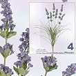 FOUR 21" Lavender Artificial Silk Flower Bushes _Lavender
