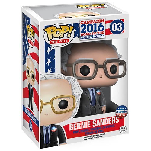 Bernie Sanders POP Figure Toy 3 x 4in